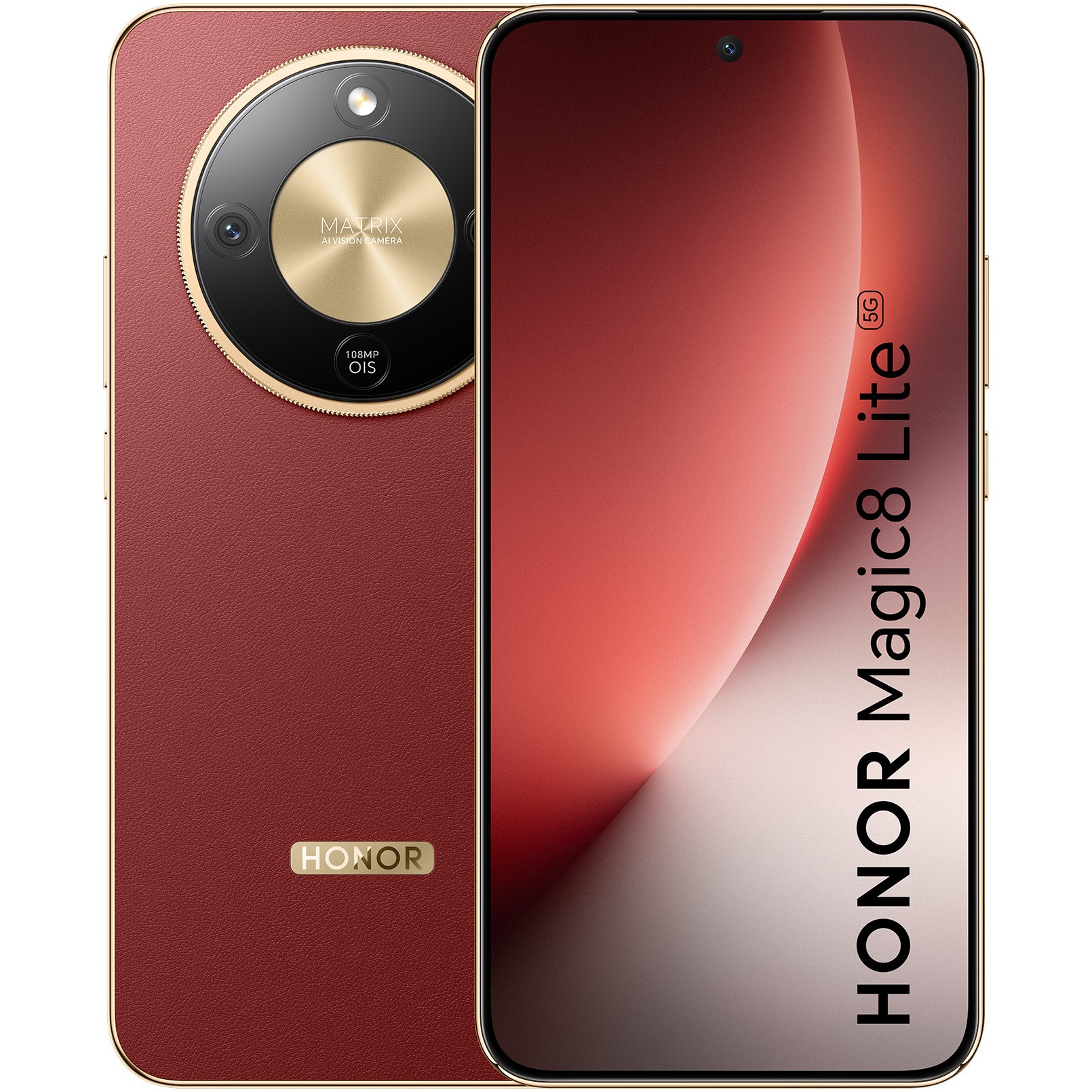 Telefon mobil HONOR Magic 8 Lite, Dual SIM, 8GB RAM, 512GB ROM, Reddish Brown