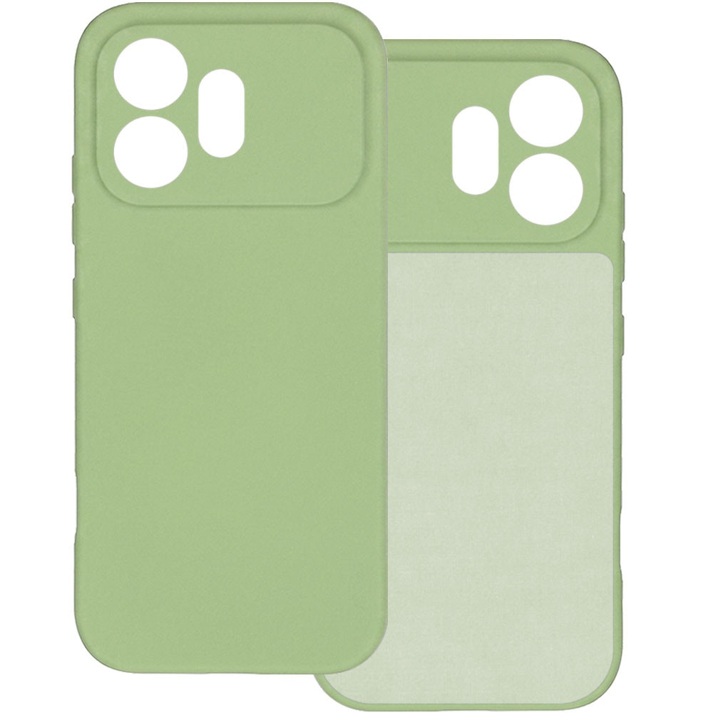 Husa pentru Honor 600, Color Shield, Interior de catifea, Suprafata aderenta, Protectie antisoc, Margini ridicate, Regular Fit, Silicon, Verde masliniu