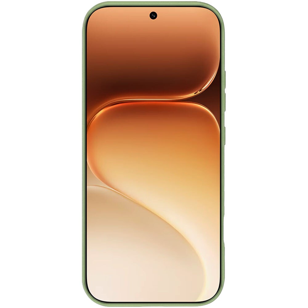 Husa pentru Honor 600, Color Shield, Interior de catifea, Suprafata aderenta, Protectie antisoc, Margini ridicate, Regular Fit, Silicon, Verde masliniu