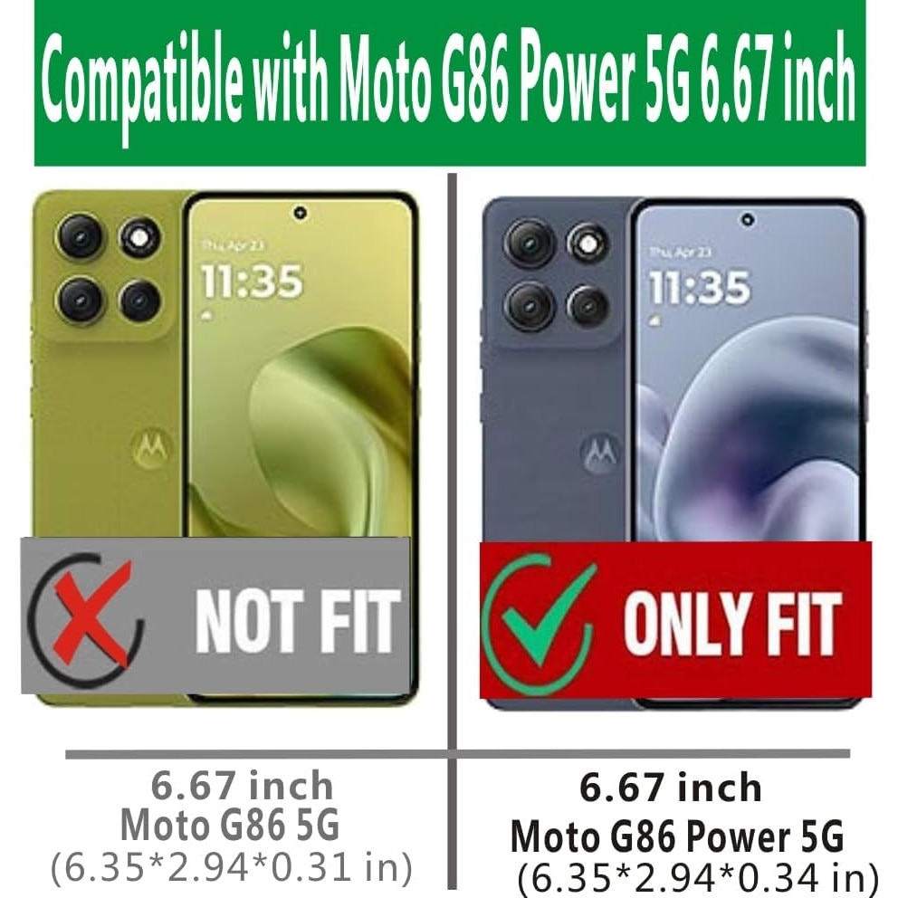 Intelli® Husa silicon compatibila cu Motorola Moto G86 Power, Anti soc, Transparent
