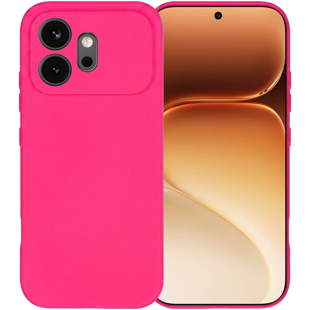Husa pentru Honor 600, Color Shield, Interior de catifea, Suprafata aderenta, Protectie antisoc, Margini ridicate, Regular Fit, Silicon, Roz aprins