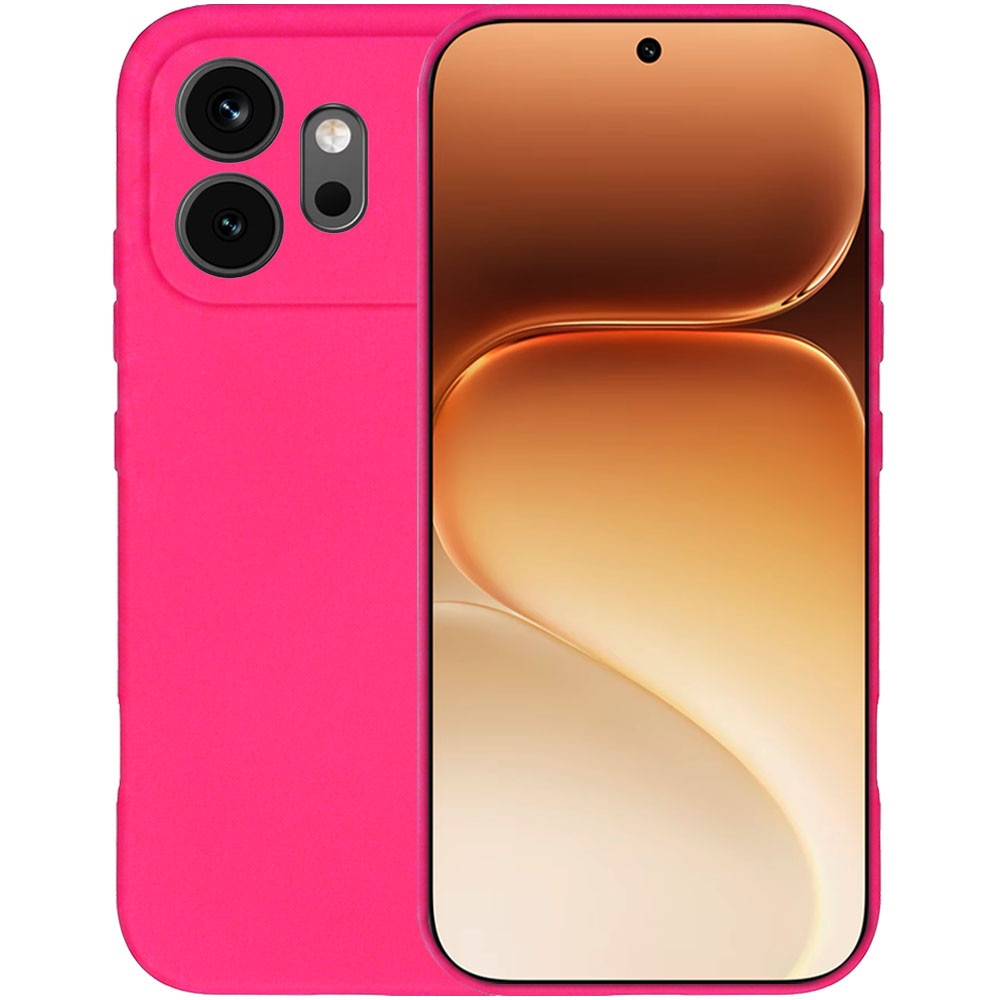 Husa pentru Honor 600, Color Shield, Interior de catifea, Suprafata aderenta, Protectie antisoc, Margini ridicate, Regular Fit, Silicon, Roz aprins