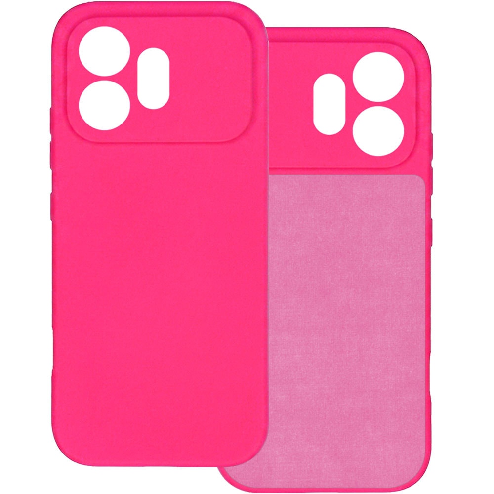 Husa pentru Honor 600, Color Shield, Interior de catifea, Suprafata aderenta, Protectie antisoc, Margini ridicate, Regular Fit, Silicon, Roz aprins