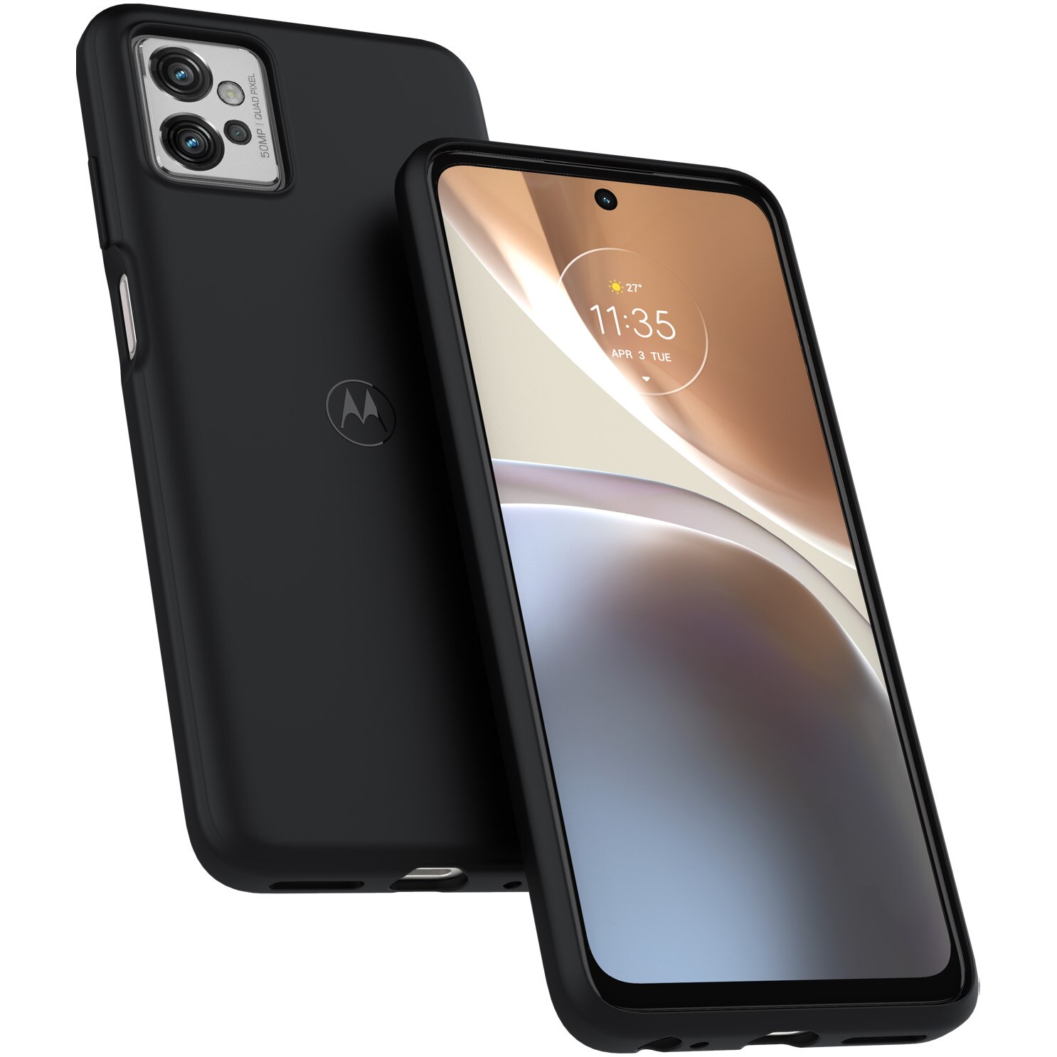 Husa de protectie Motorola Premium Soft Case pentru G32, Black