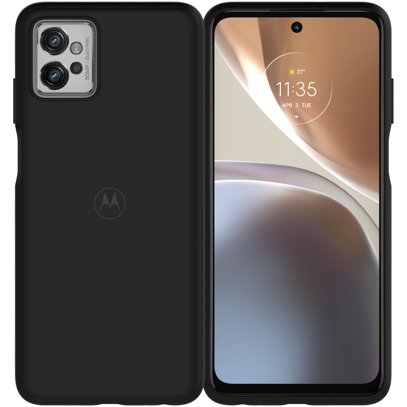 Husa de protectie Motorola Premium Soft Case pentru G32, Black