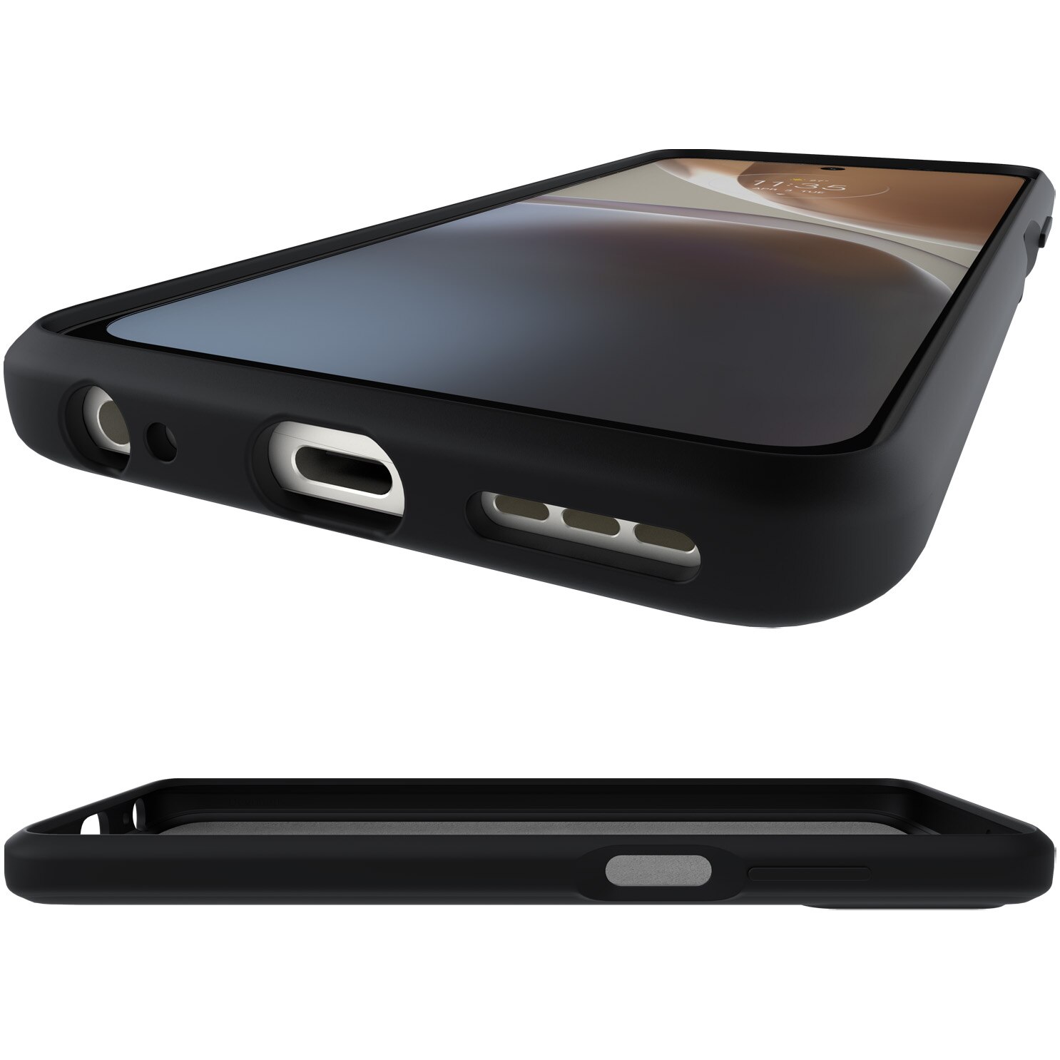 Husa de protectie Motorola Premium Soft Case pentru G32, Black