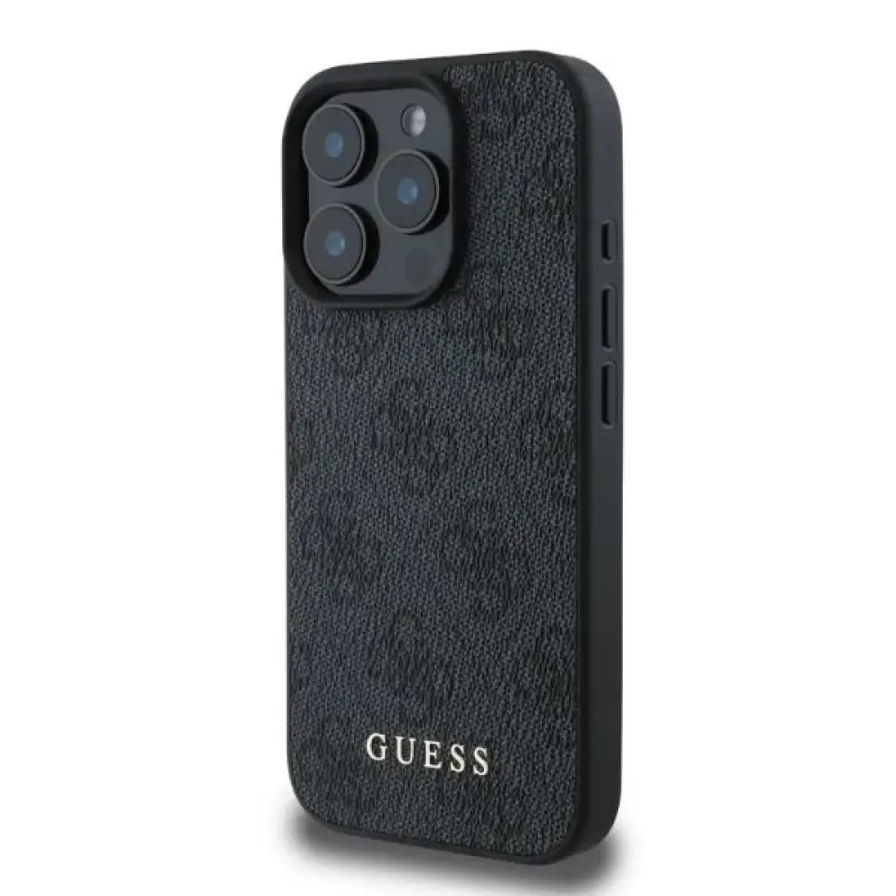 Husa pentru iPhone 16 Pro - Guess Hardcase 4G Classic (GUHCP16LG4GFGR) - Black