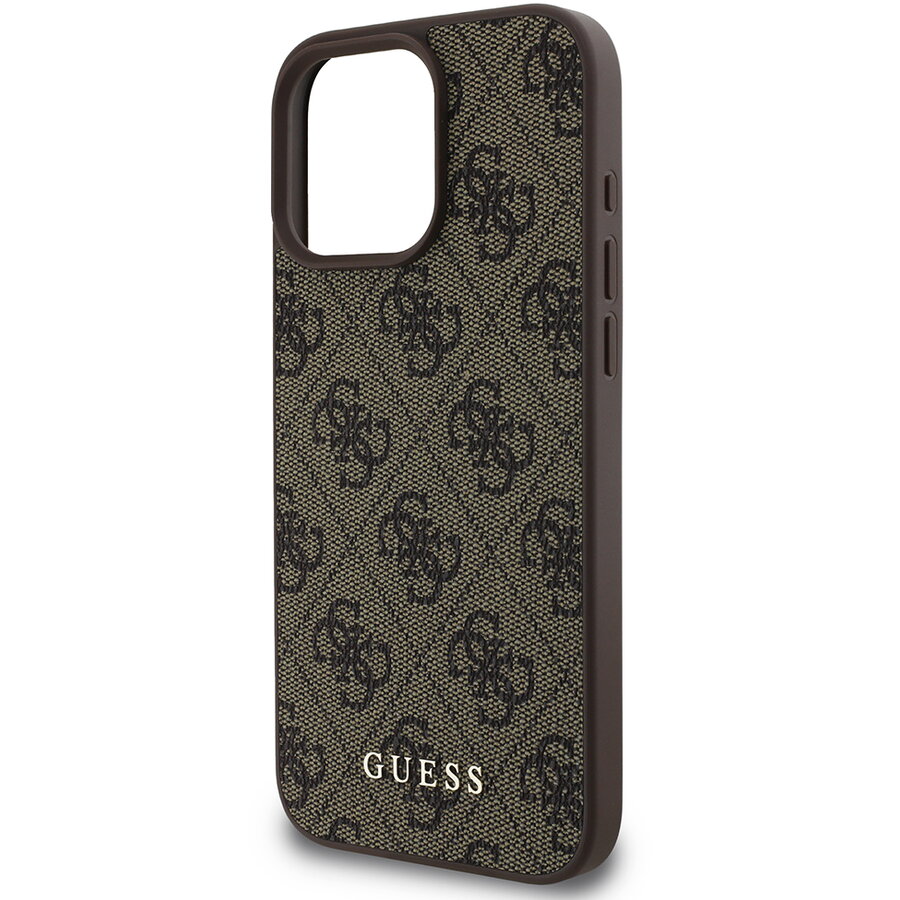 Husa pentru iPhone 16 Pro - Guess Hardcase 4G Classic (GUHCP16LG4GFGR) - Black