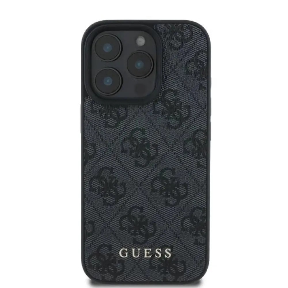 Husa pentru iPhone 16 Pro - Guess Hardcase 4G Classic (GUHCP16LG4GFGR) - Black