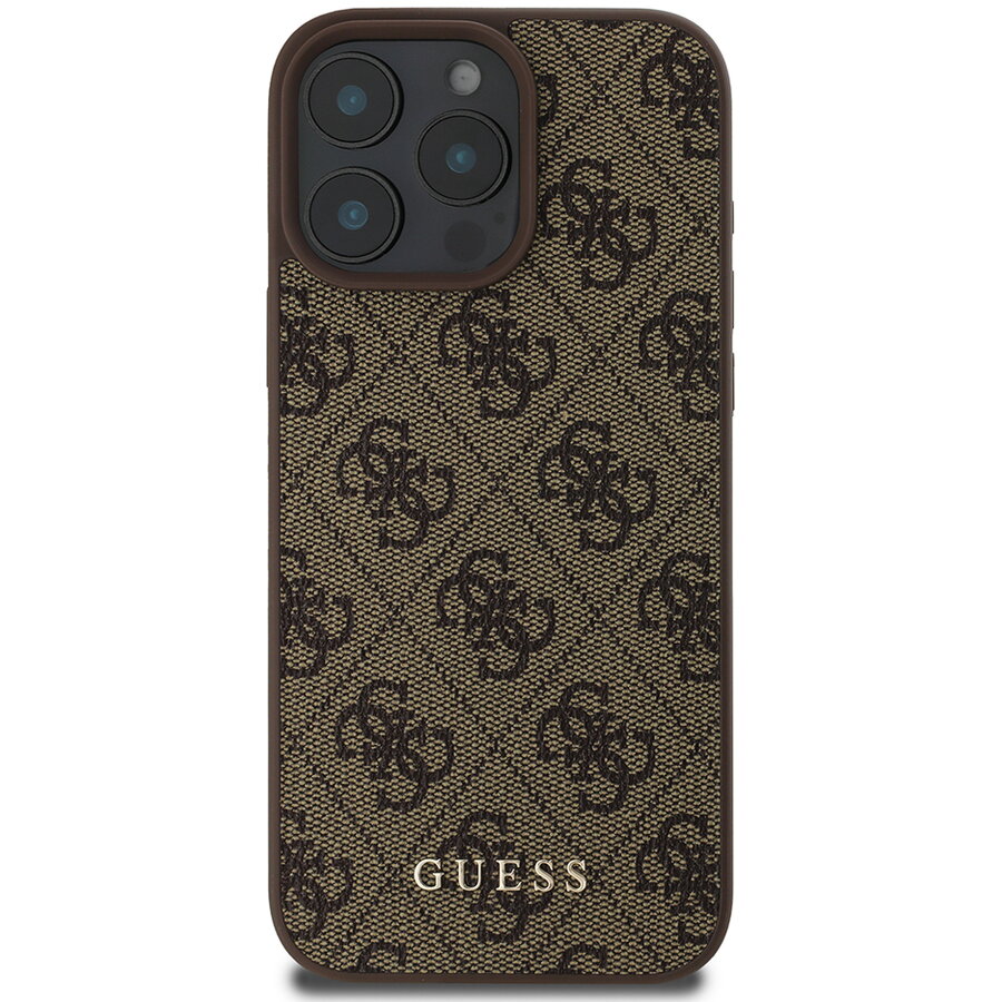 Husa pentru iPhone 16 Pro - Guess Hardcase 4G Classic (GUHCP16LG4GFGR) - Black