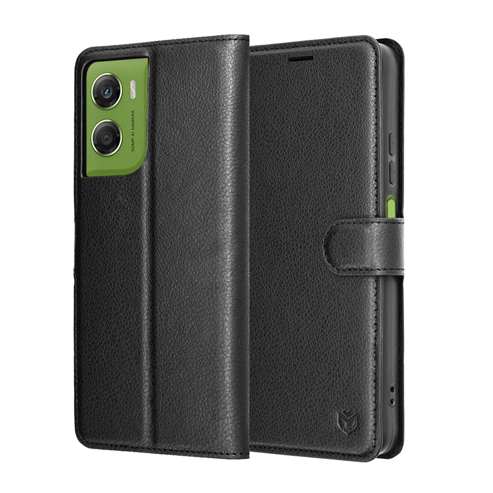 Husa pentru Motorola Moto G06 - Techsuit Leather Folio - Black