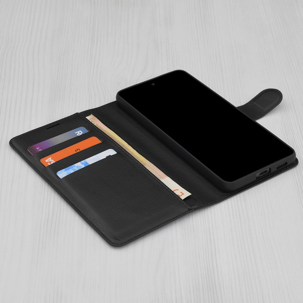 Husa pentru Motorola Moto G06 - Techsuit Leather Folio - Black