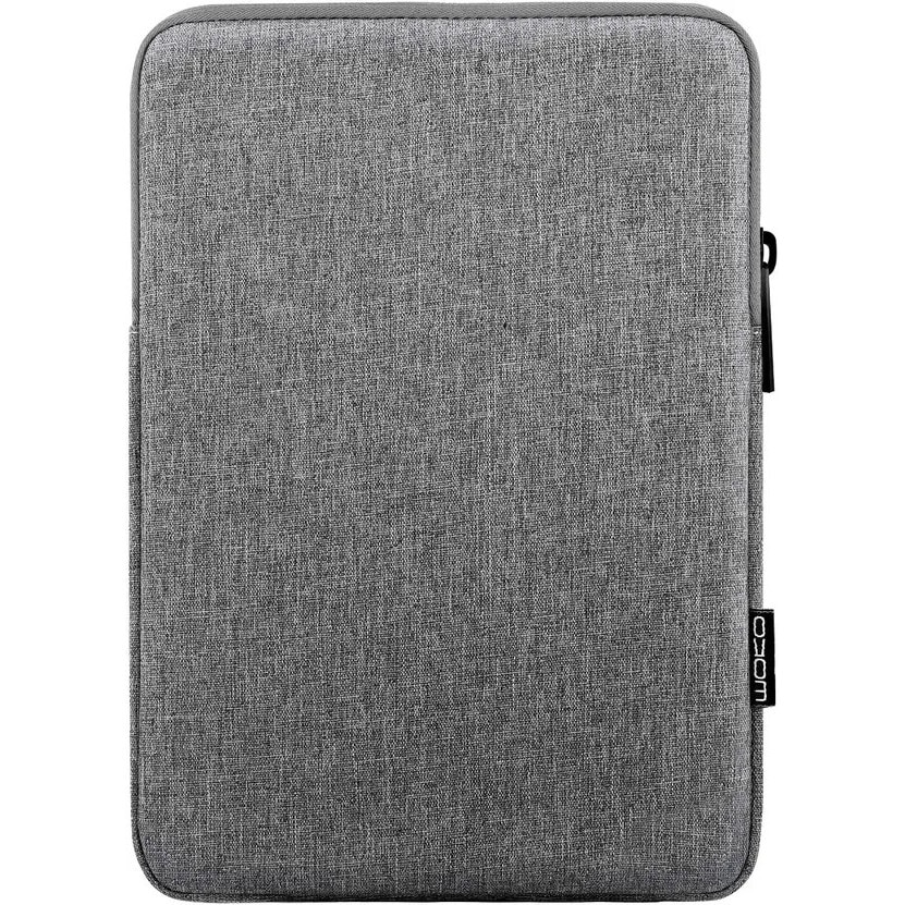 Husa tip sleeve pentru tableta PRE-CJk0515-26-0806-360, universal 9–11 inch, poliester rezistent cu captuseala pufoasa si burete anti-soc, fermoar, gri deschis, 29 x 22 x 2 cm
