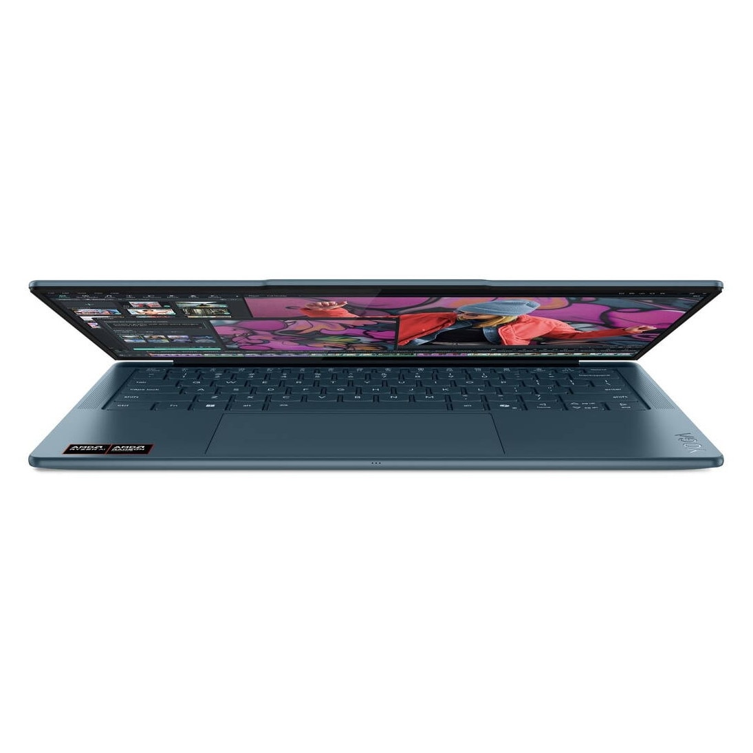Laptop Lenovo Yoga Slim 7 WUXGA 14 inch AMD Ryzen AI 5 330 16GB 512GB SSD Windows 11 Home Tidal Teal