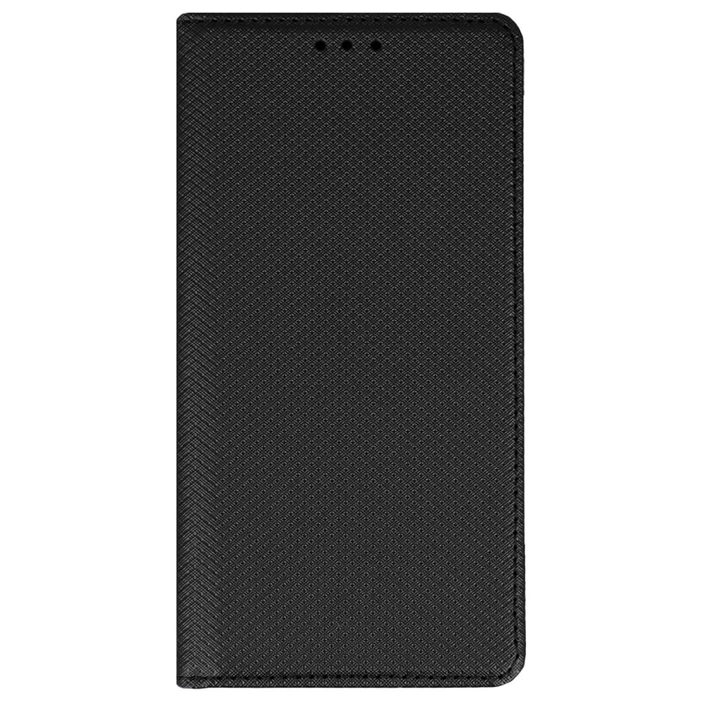 Husa pentru Motorola Moto G17 Power, PU Casual Book, Buzunar card, Inchidere magnetica, Functie stand / suport, Decupaj difuzor apeluri, Acoperire completa 360 de grade, Protectie fata-spate, Tip carte, Negru