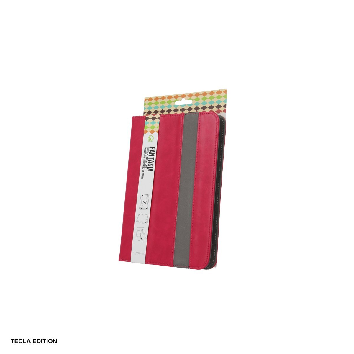 Husa tableta Fantasia pentru tablete 7-8", Roz inchis