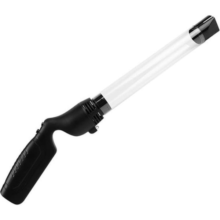 Aspirator portabil pentru insecte K0443-emagCJ-30193, extra lung cu maner, iluminare LED, forta de aspirare -0,4 kPa, negru/alb
