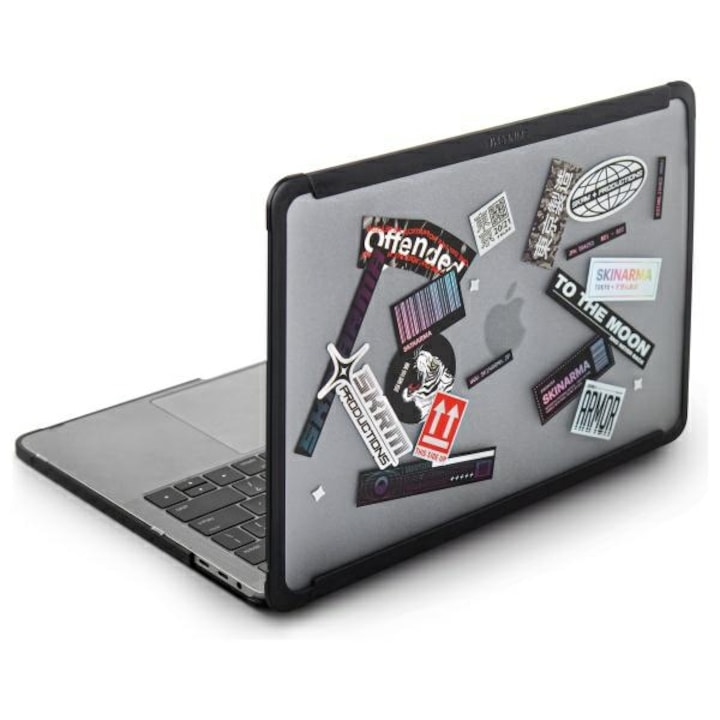 Carcasa laptop Skinarma Henko compatibila cu MacBook Pro 14 inch (2021-2023), Transparent
