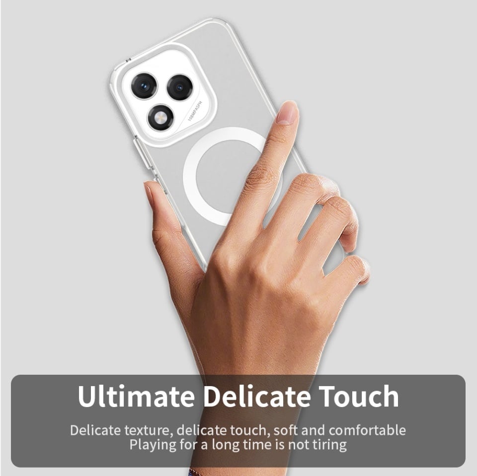 Husa pentru Honor 400 Lite, SKYDDAR INOVATION, CandyCase, Magsafe, set cu sticker, Alb