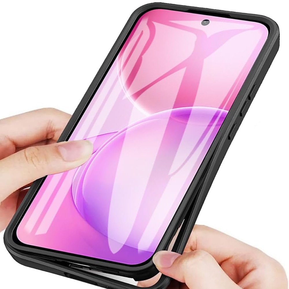 Set 360: Husa cu folie integrata pentru Oppo Reno 16 5G / Reno 16 Pro 5G Protectie 360 fata / spate - mov