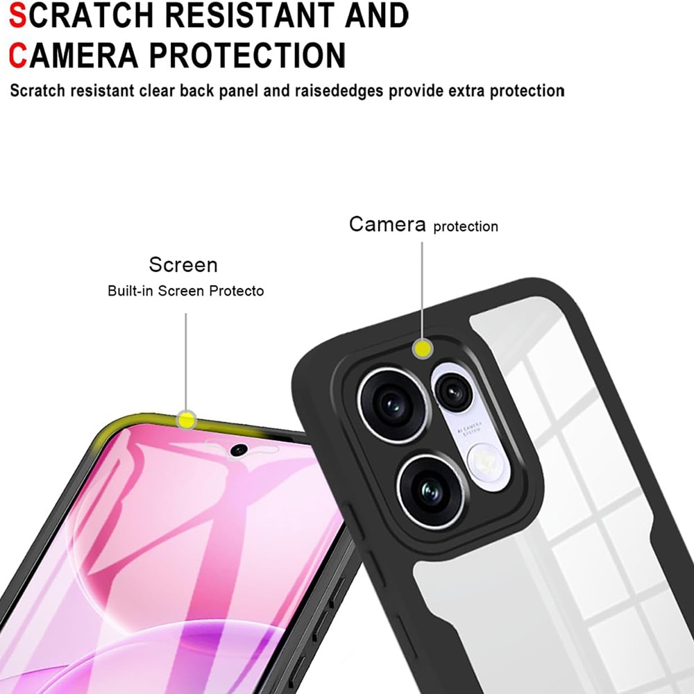 Set 360: Husa cu folie integrata pentru Oppo Reno 16 5G / Reno 16 Pro 5G Protectie 360 fata / spate - mov
