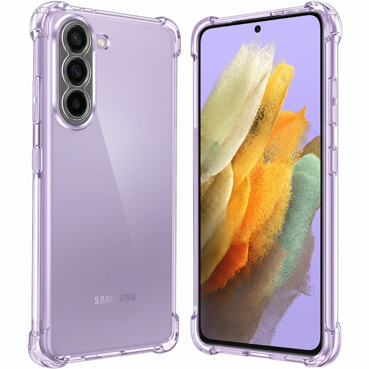Husa pentru Samsung Galaxy A57 5G, ClearShield Pro cu Tehnologie Aero-Shock, Protectie Camere si Ecran, Aderenta Ridicata, Transparent