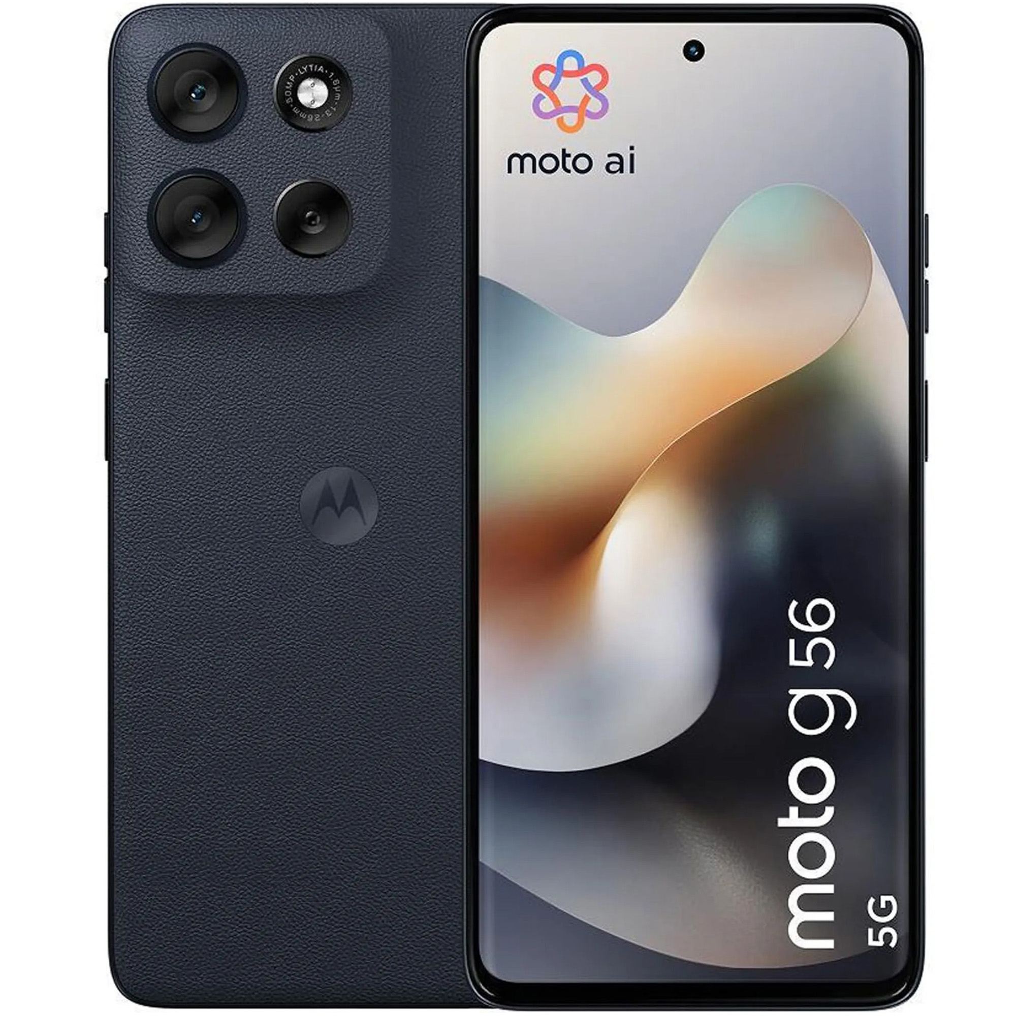Telefon mobil Motorola Moto g56, Dual SIM, 8GB RAM, 512GB, 5G, Black Oyster