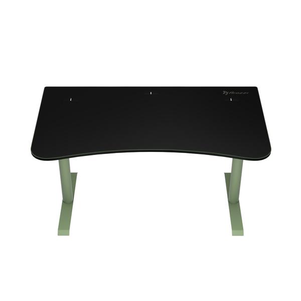 Birou Gaming Arozzi Arena Medium, 140 x 75.5 cm, max 75 kg, Cable Management (Verde)