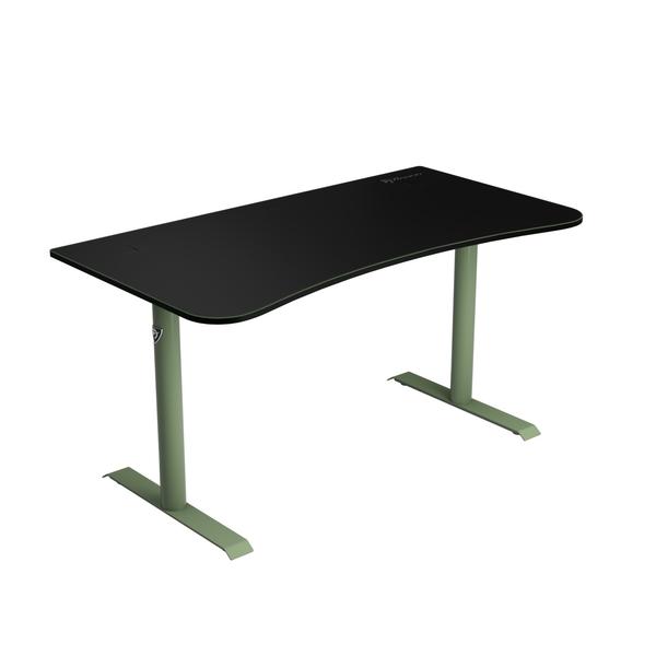 Birou Gaming Arozzi Arena Medium, 140 x 75.5 cm, max 75 kg, Cable Management (Verde)