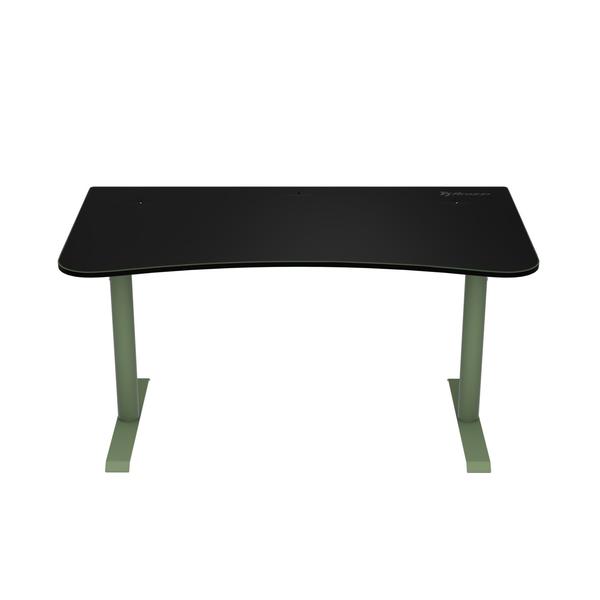Birou Gaming Arozzi Arena Medium, 140 x 75.5 cm, max 75 kg, Cable Management (Verde)