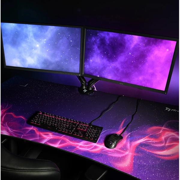 Birou Gaming Arozzi Arena Galaxy Large, 160 x 82, Max 80 kg (Mov)