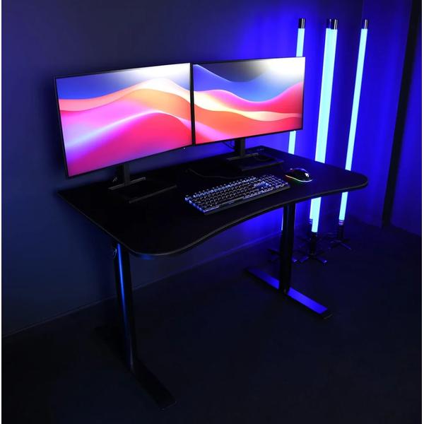 Birou Gaming Arozzi Arena Small, 114 x 71 cm, Max 65 kg (Negru)