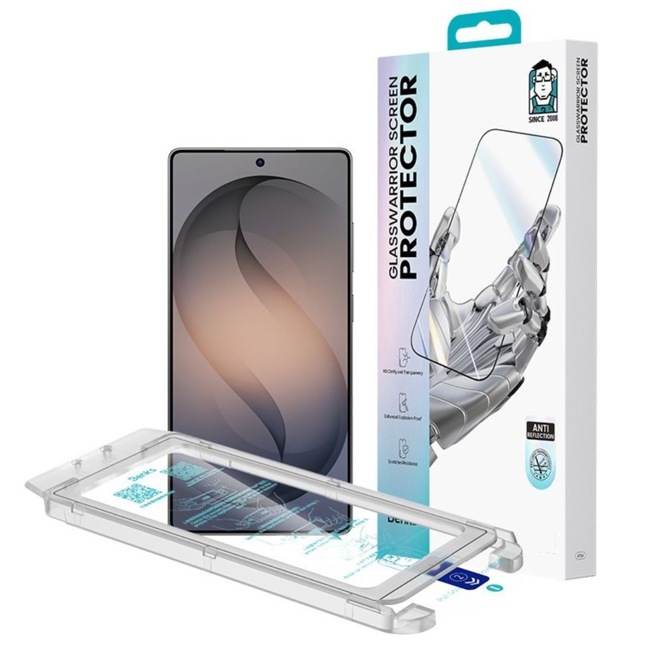 Folie Sticla Benks Glass Warrior AR compatibila cu Samsung Galaxy S26 Ultra cu aplicator inclus, Clear