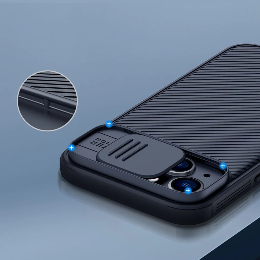 Husa telefon, Nillkin, TPU, Compatibila cu iPhone 14 Plus, Negru