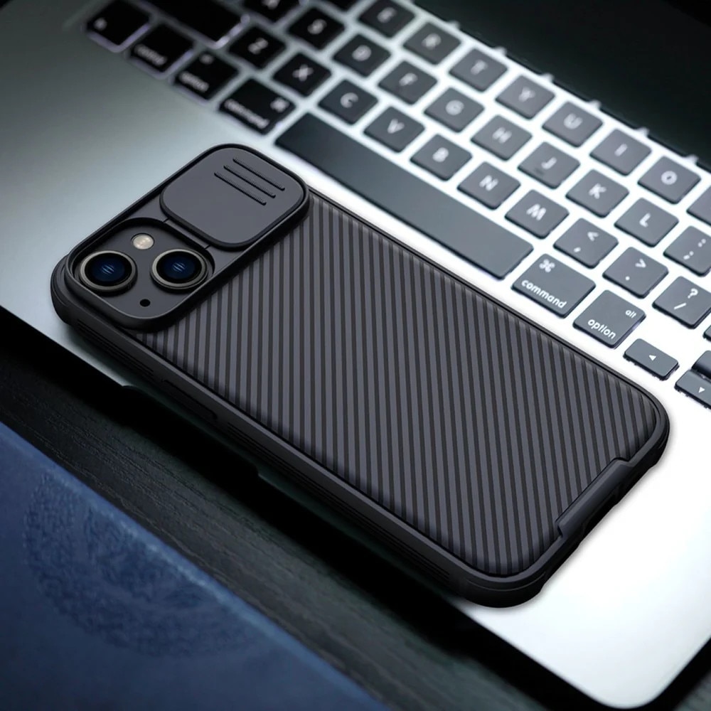 Husa telefon, Nillkin, TPU, Compatibila cu iPhone 14 Plus, Negru