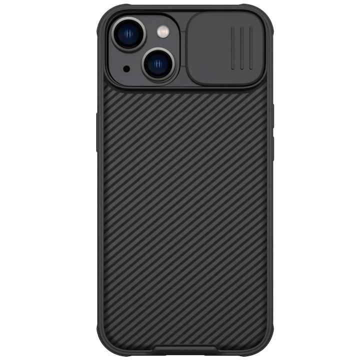 Husa telefon, Nillkin, TPU, Compatibila cu iPhone 14 Plus, Negru