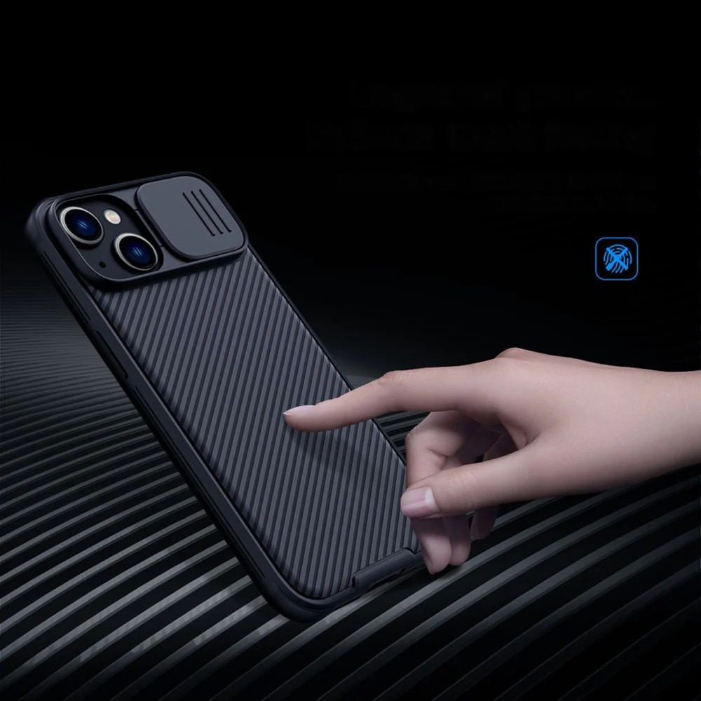 Husa telefon, Nillkin, TPU, Compatibila cu iPhone 14 Plus, Negru