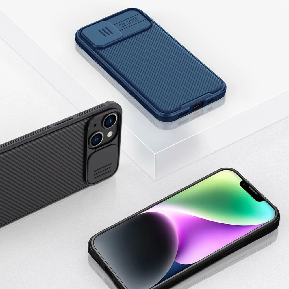 Husa telefon, Nillkin, TPU, Compatibila cu iPhone 14 Plus, Negru