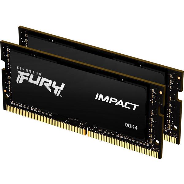 Memorii laptop Kingston Fury Impact 64GB(2x32GB), DDR4-3200Mhz, CL20, Dual Channel