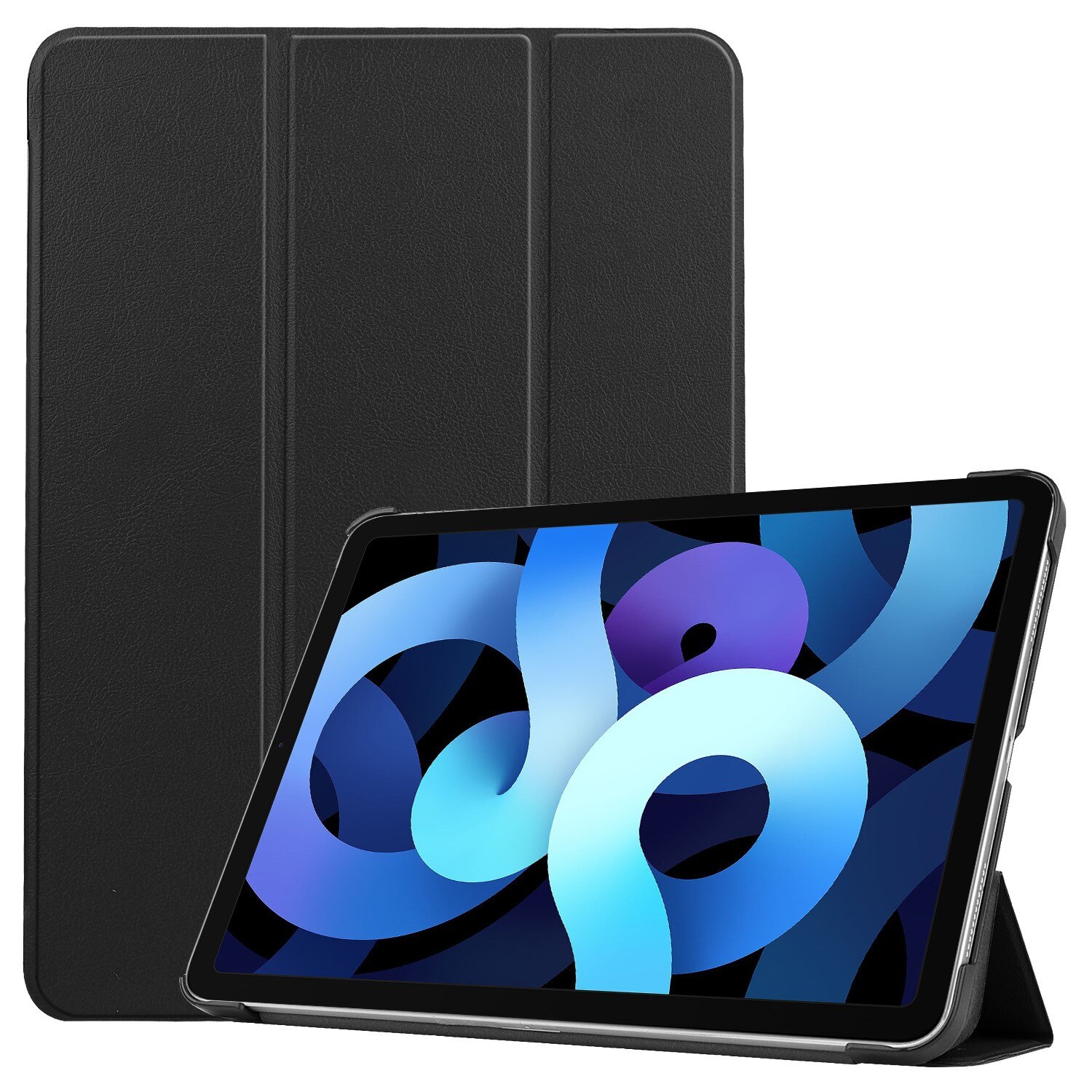 Carcasa Smart Folio, marca THD, pentru tableta Apple iPad Air 10.9 inch, generatia 4, negru
