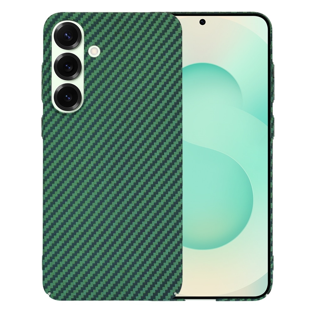 Husa pentru Samsung Galaxy S25 Plus - Techsuit Carbonite FiberShell - Green