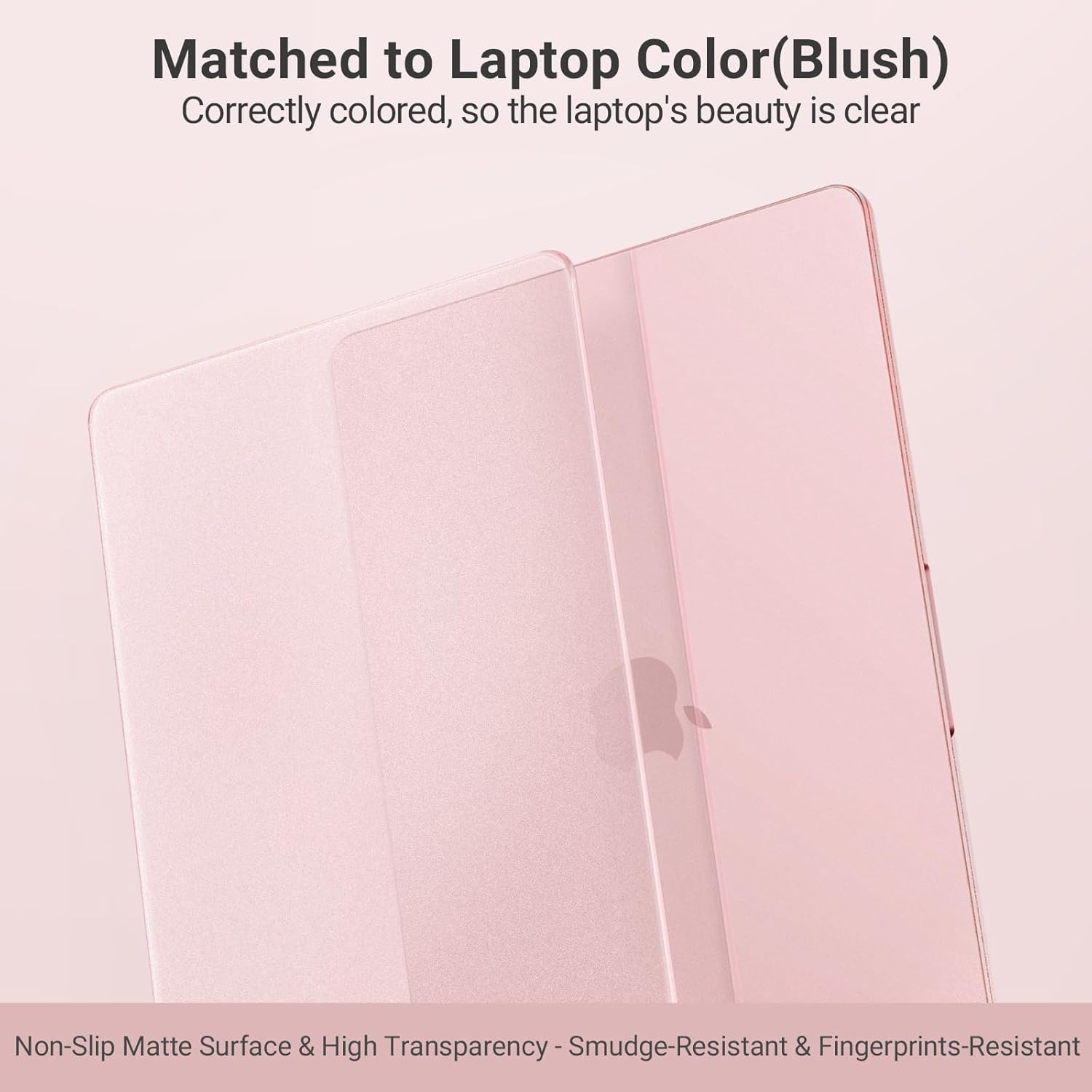 Husa de protectie pentru Macbook Neo 13 inch A3404, Ultra-subtire, Blush Roz