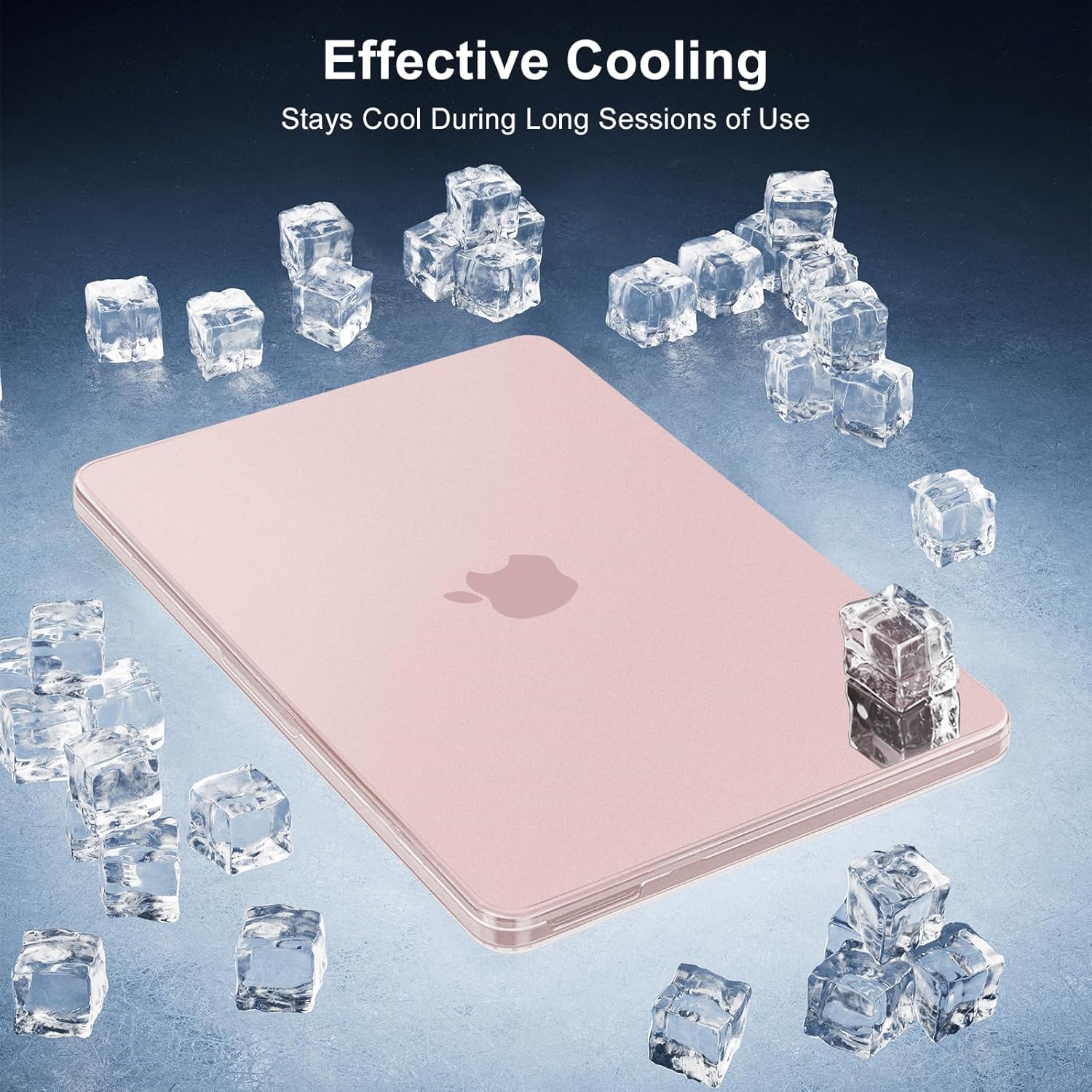 Husa de protectie pentru Macbook Neo 13 inch A3404, Ultra-subtire, Blush Roz