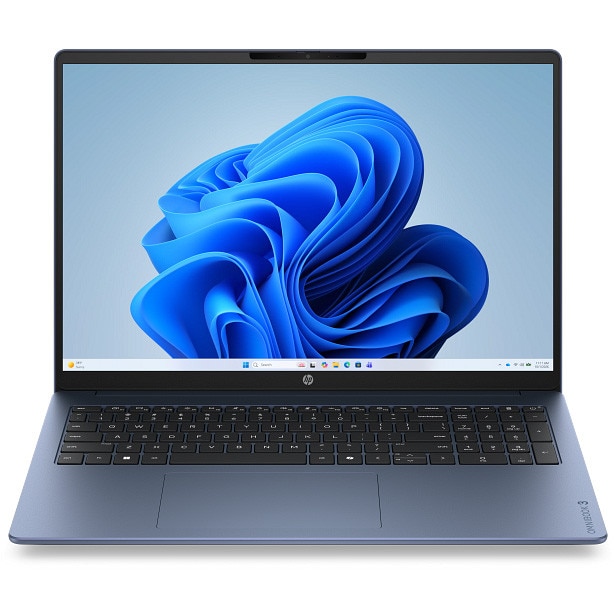 Laptop HP OmniBook 3 16-by0000nnx cu procesor AMD Ryzen™ 5 40 pana la 4.30 GHz, 16", 2K, IPS, 16GB RAM, 512GB SSD, AMD Radeon™ 610M Graphics, Windows 11 Home, Starlit Blue