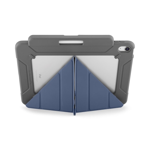 Husa de protectie cu suport pentru Apple Pencil Pipetto, Pentru iPad Air 10.9"/2020, Albastru