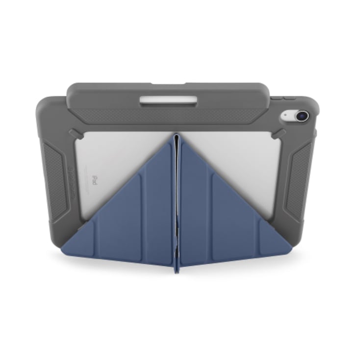 Husa de protectie cu suport pentru Apple Pencil Pipetto, Pentru iPad Air 10.9"/2020, Albastru