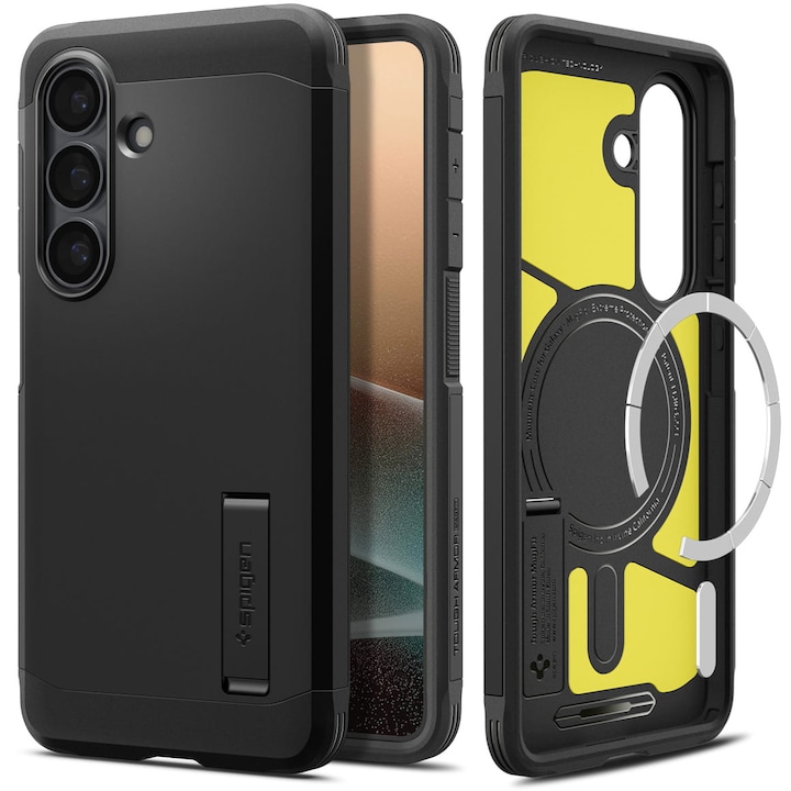 Husa, Spigen Tough Armor Mag pentru Galaxy S26, Negru