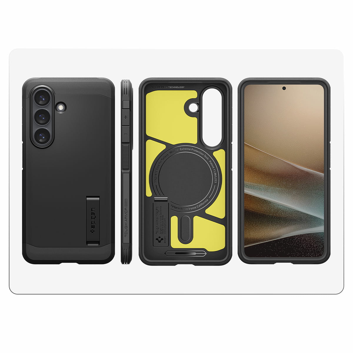 Husa, Spigen Tough Armor Mag pentru Galaxy S26, Negru