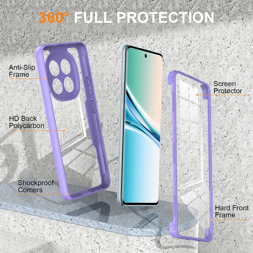 Husa pentru Xiaomi Redmi Note 15 5G / Poco M8 5G + Folie - Techsuit ColorVerse 360 Series - Purple