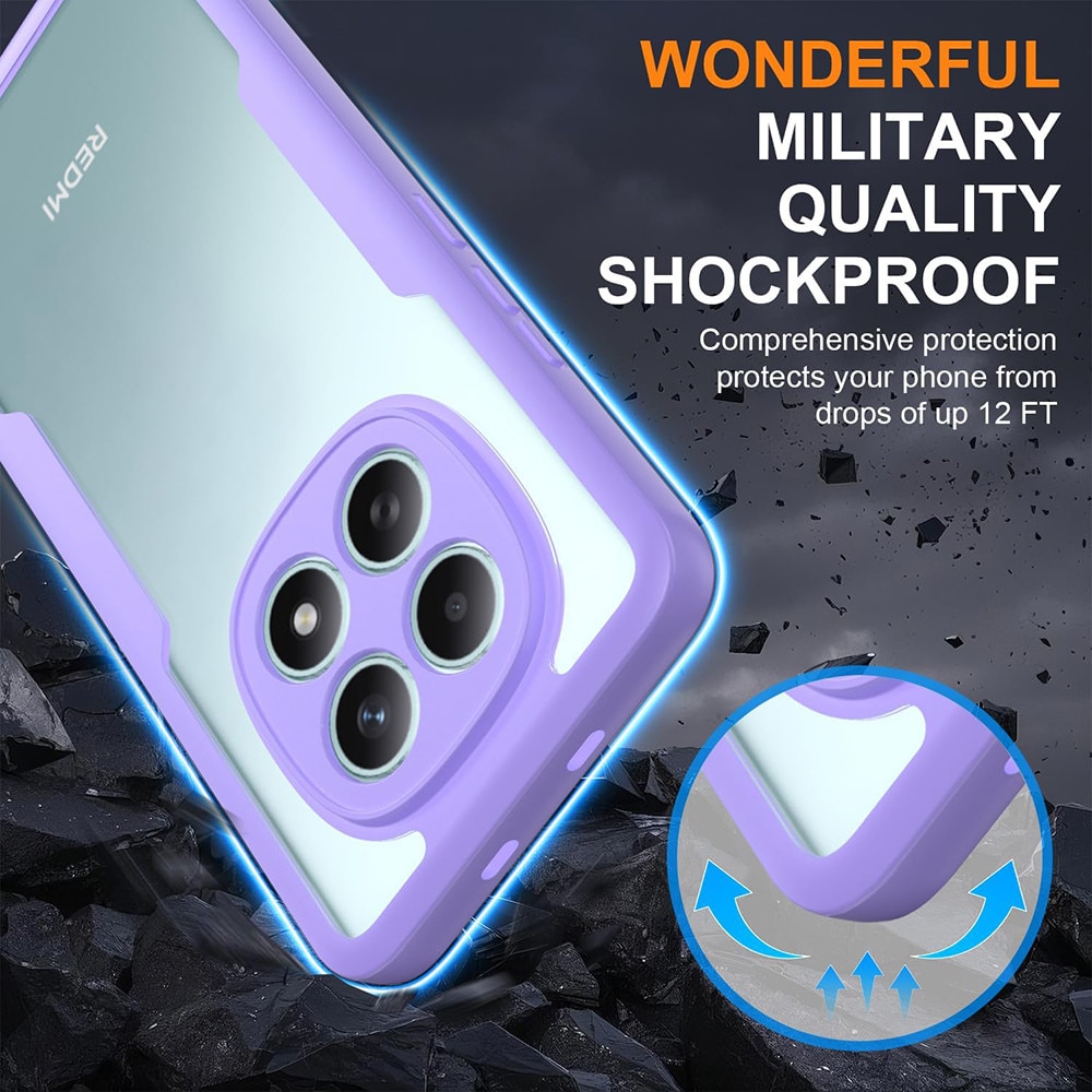 Husa pentru Xiaomi Redmi Note 15 5G / Poco M8 5G + Folie - Techsuit ColorVerse 360 Series - Purple